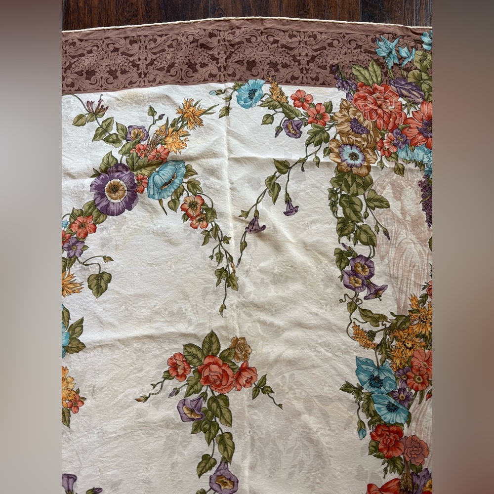 CHRISTIAN DIOR Vintage Solk Scarf - Picture 6 of 11